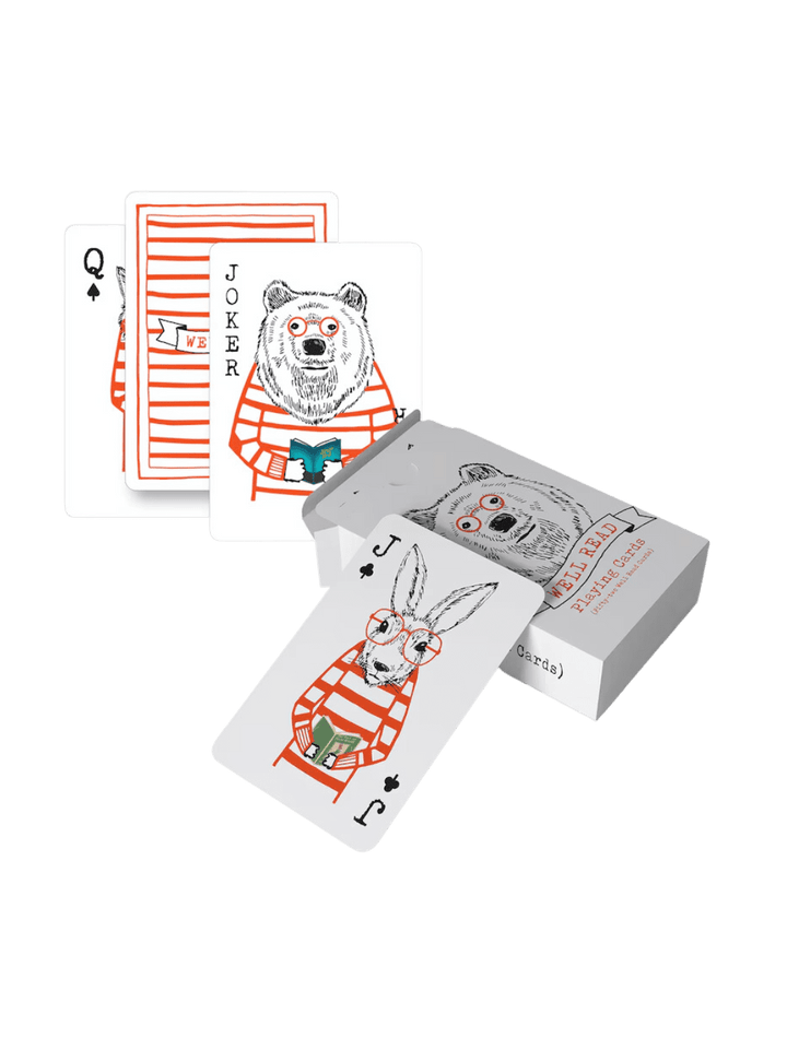 Well-Read Playing Cards by Gibbs Smith | Twentyseven Toronto