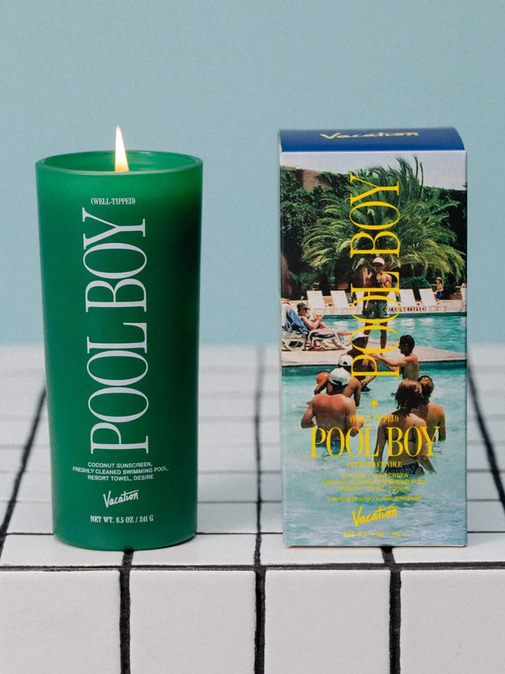 Twentyseven Toronto - Vacation Inc Well-Tipped Pool Boy Candle - Full Size 8.5oz