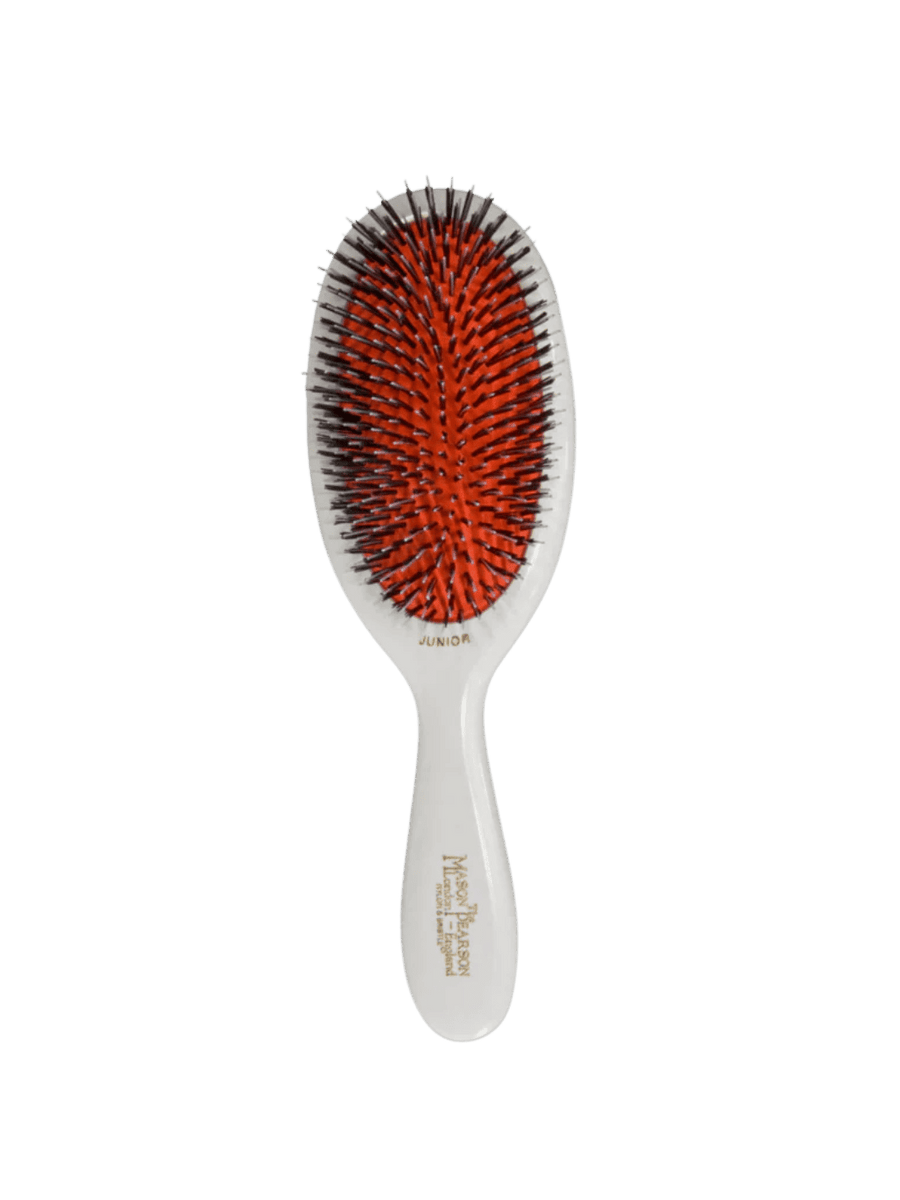 White Boar Bristle & Nylon Mix Mason Pearson Hair Brush Junior | Twentyseven Toronto