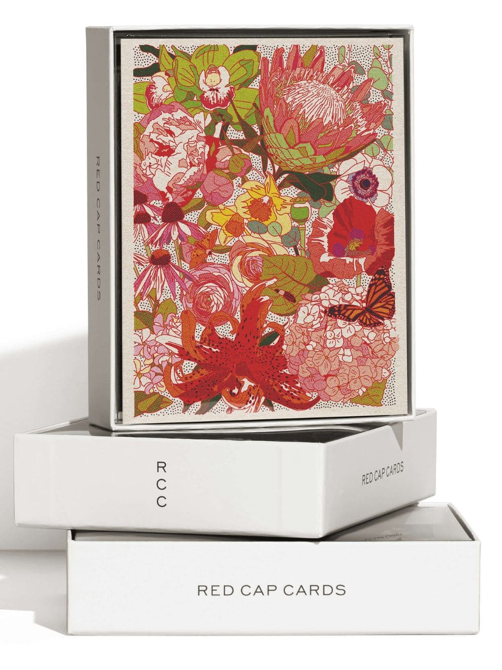 Red Cap Cards Wild Florals Greeting Card by Caroline Clark | Twentyseven Toronto