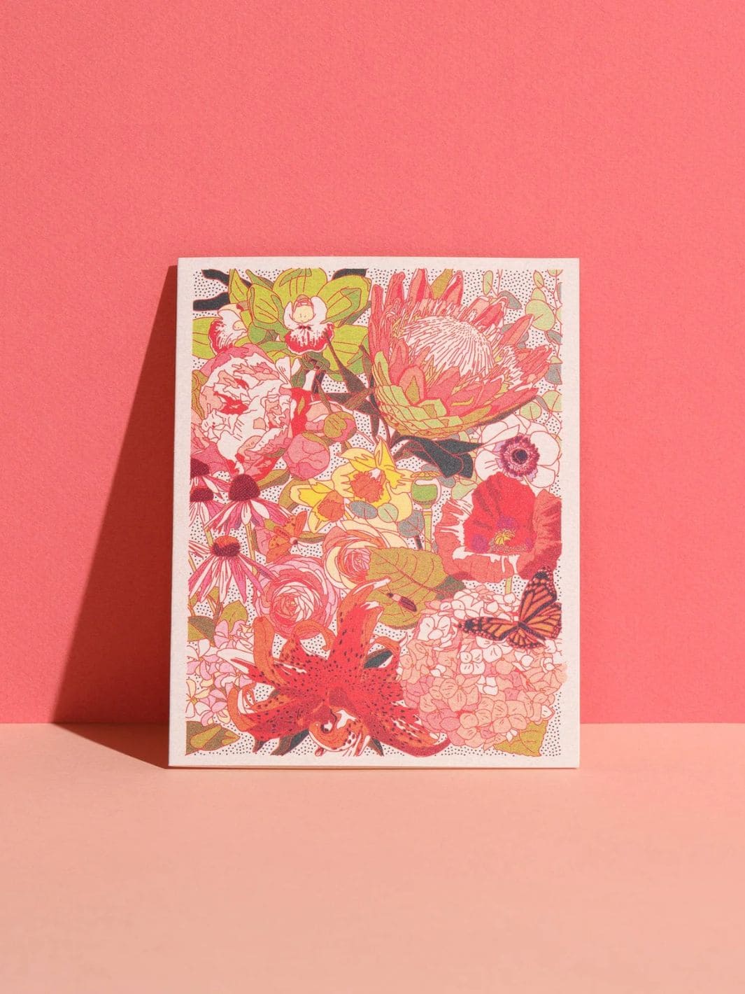 Red Cap Cards Wild Florals Greeting Card by Caroline Clark | Twentyseven Toronto