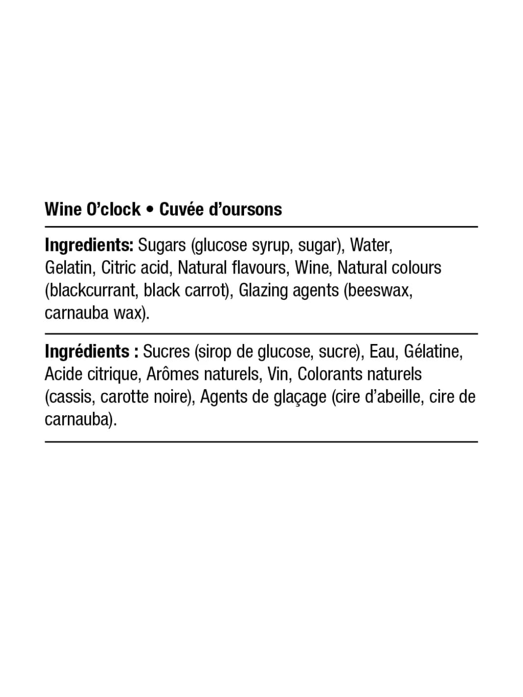 Squish Candy Wine O'Clock Gummies | Twentyseven Toronto