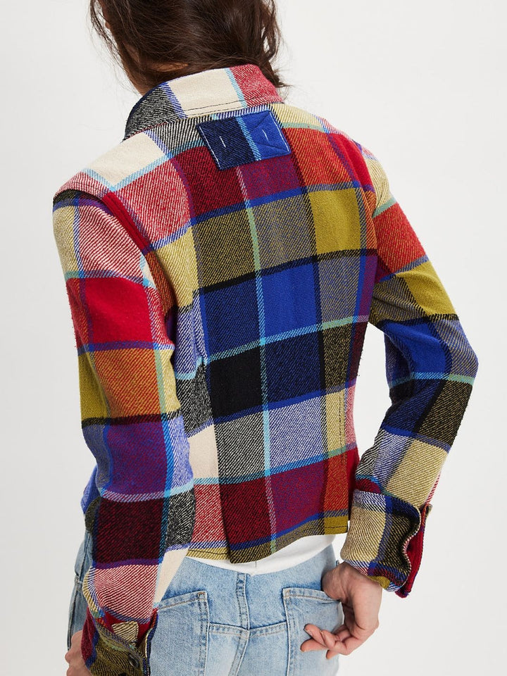 Free People We the Free Winnie Plaid Shirt in Country Combo | Twentyseven Toronto