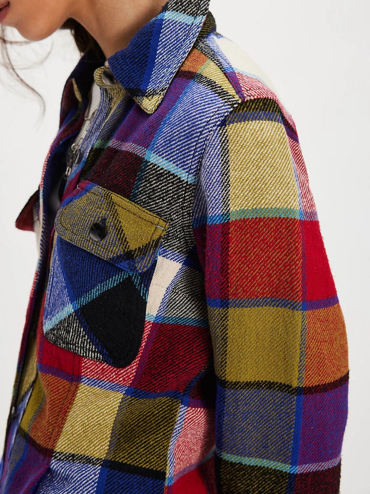 Free People We the Free Winnie Plaid Shirt in Country Combo | Twentyseven Toronto