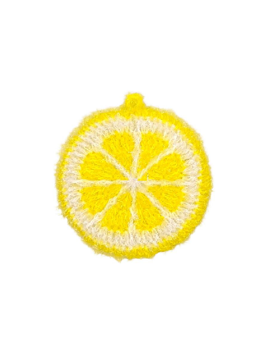 Korean sponge in 'Yellow Lemon Sponge' design from Mykelys | Twentyseven Toronto