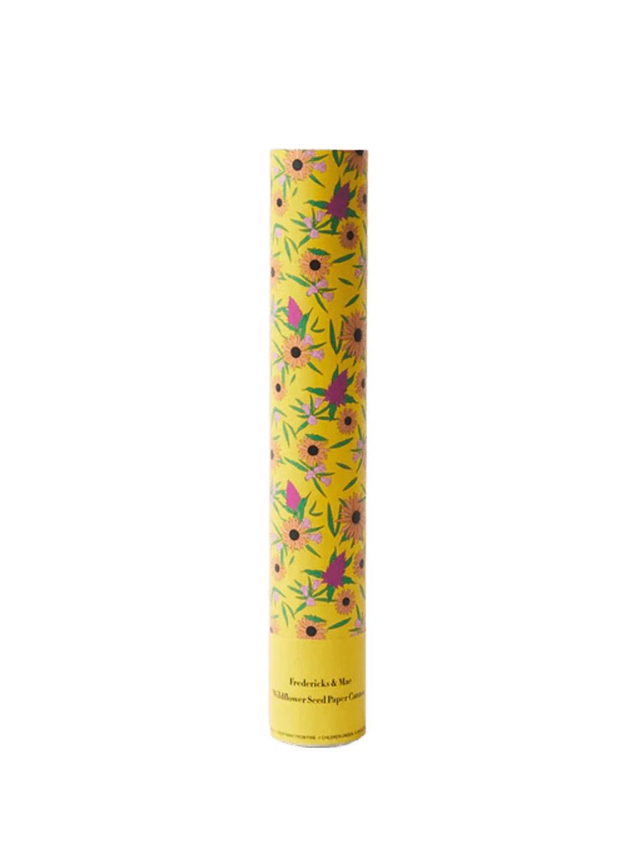 Fredericks & Mae Yellow Wildflower Seed Paper Cannon | Twentyseven Toronto