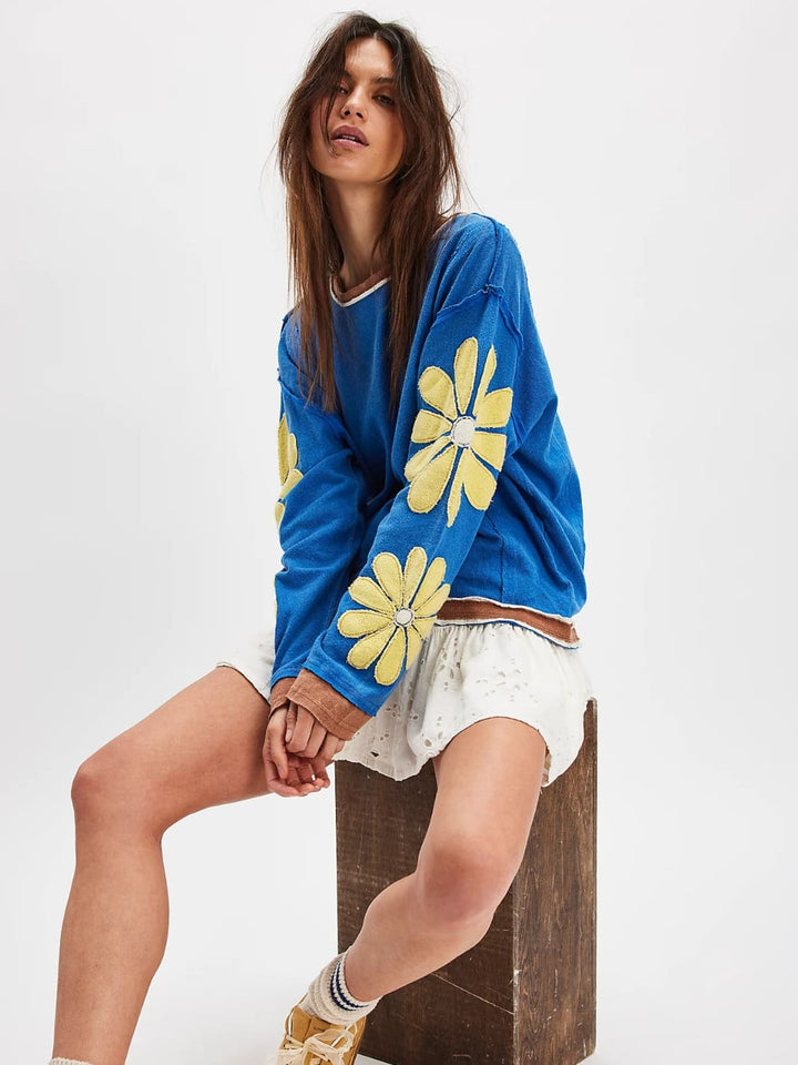 We the Free by Free People You're A Star Tee in Navy Combo | Twentyseven Toronto