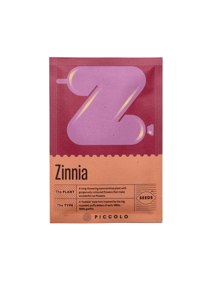 Piccolo Seeds Z - Zinnia Seed Pack | Twentyseven Toronto