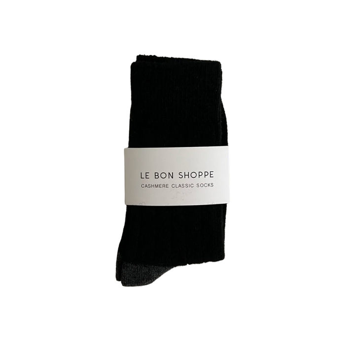 Twentyseven Toronto - Le Bon Shoppe Classic Cashmere Socks - Black