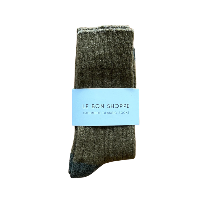 Twentyseven Toronto - Le Bon Shoppe Classic Cashmere Socks - Fern