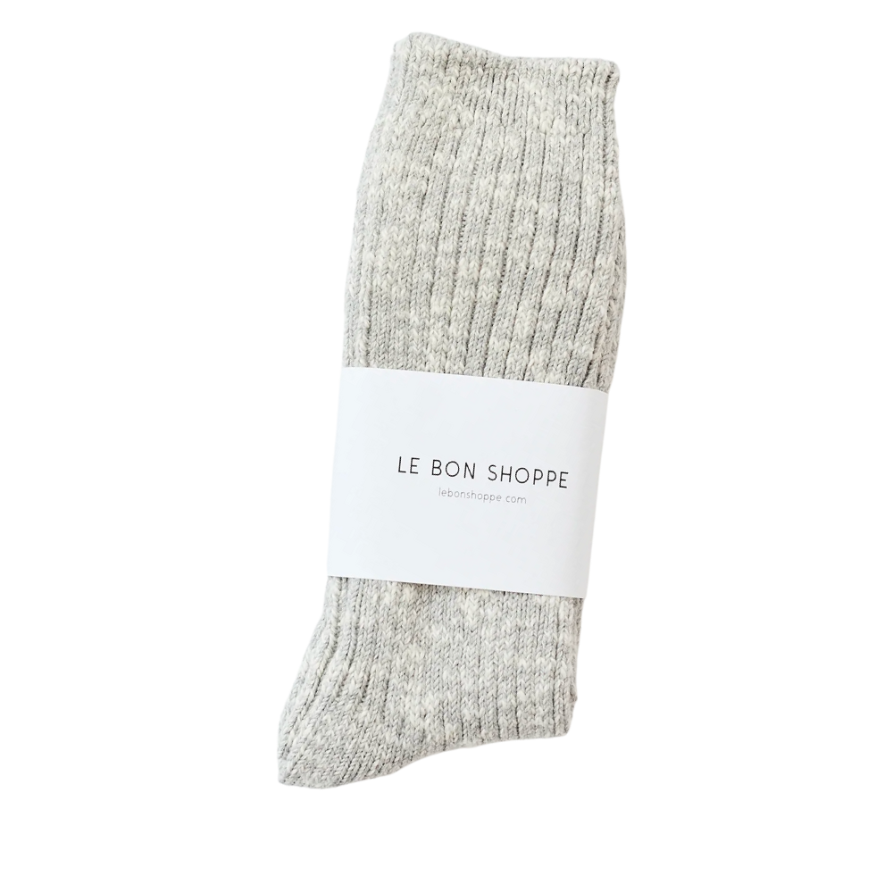 Twentyseven Toronto - Le Bon Shoppe Cottage Socks HT Grey Heather Grey