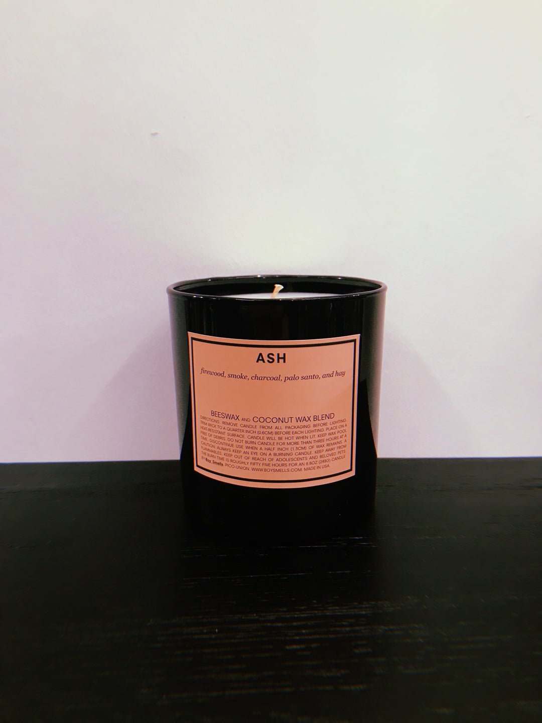 Twentyseven Toronto - Boy Smells - Ash Candle