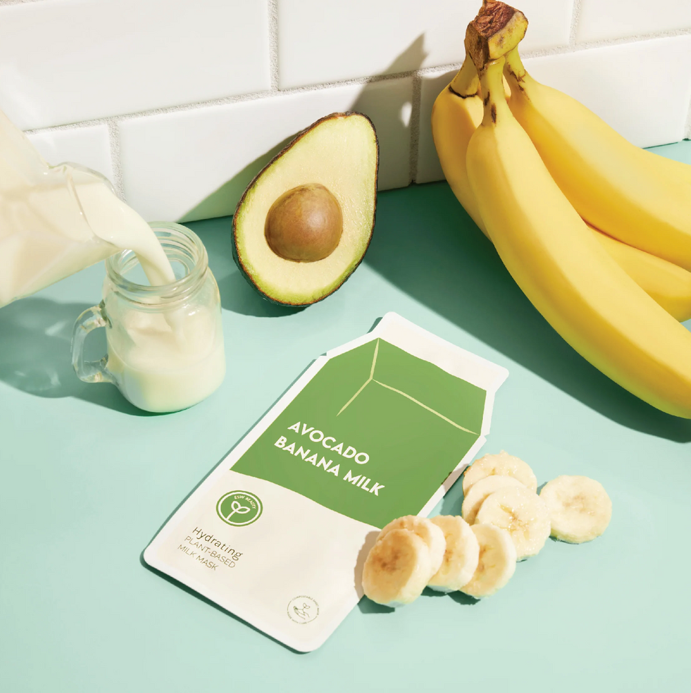Twentyseven Toronto - ESW Beauty Avocado Banana Milk Hydrating Plant-Based Milk Sheet Mask