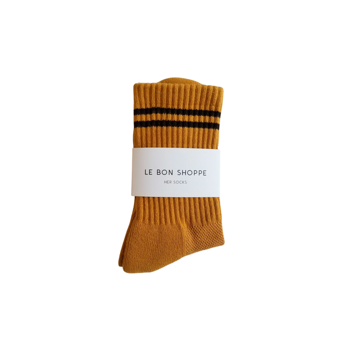 Le Bon Shoppe Boyfriend Socks - Biscotti Twentyseven