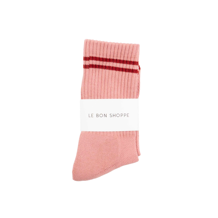 Le Bon Shoppe Boyfriend Socks - Vintage Pink Twentyseven