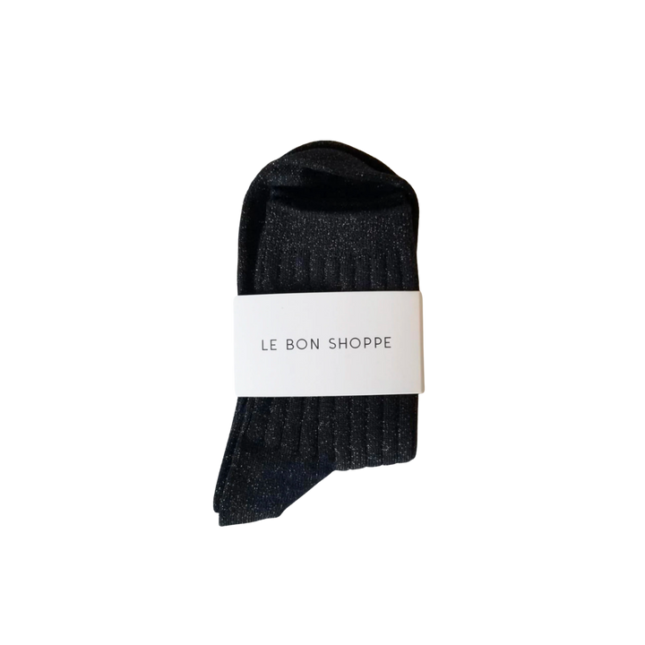 Twentyseven Toronto - Le Bon Shoppe Her Socks (MODAL Lurex) - Copper Black
