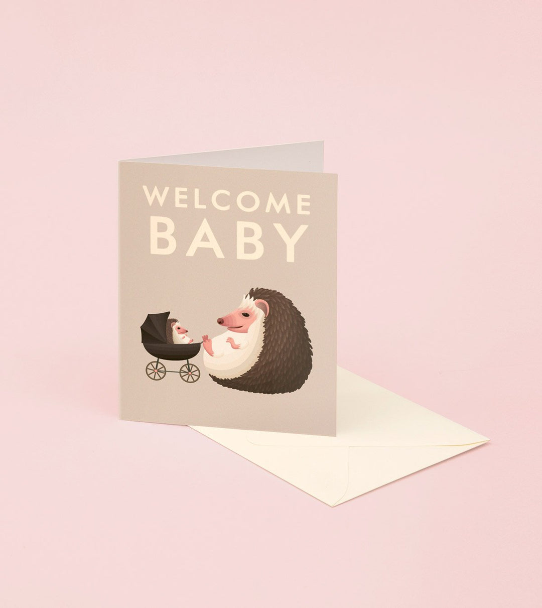 Babyshower Hedgehog Baby Card