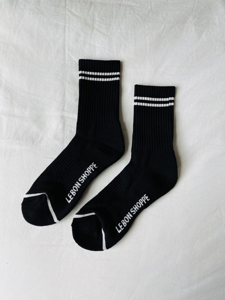 Le Bon Shoppe Boyfriend Socks - Noir Twentyseven