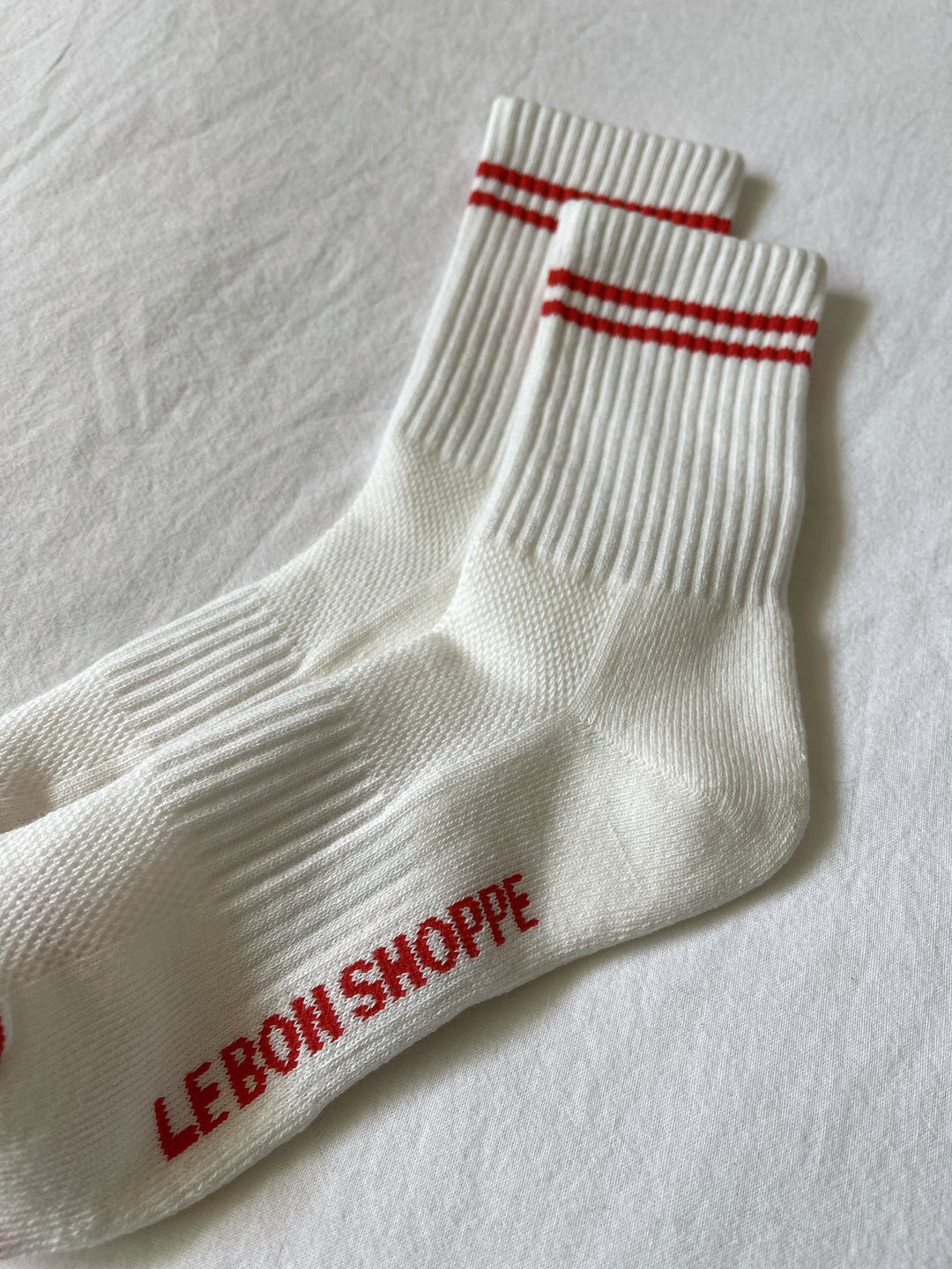 Le Bon Shoppe Boyfriend Socks - Clean White Twentyseven
