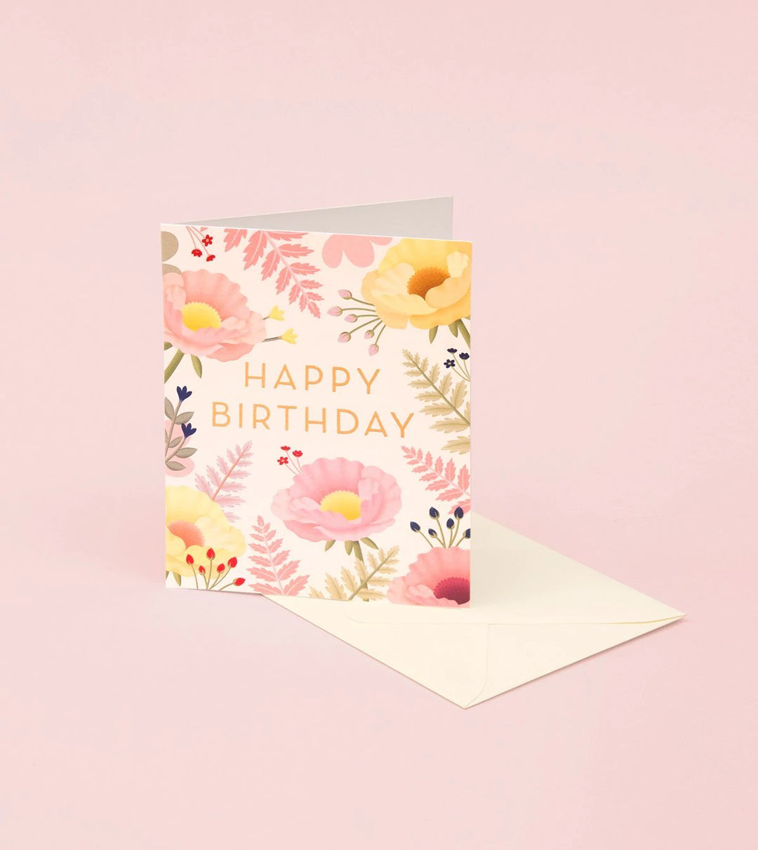 Twentyseven Toronto - Clap Clap Design Oriental Poppy Birthday Card
