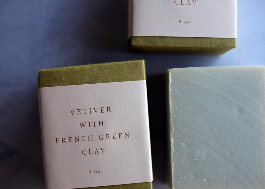 saipua Vetiver With French Clay Olive Oil Bar Soap twentyseven
